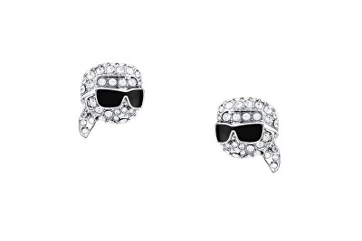 Karl Lagerfeld - Ikonické náušnice s krystaly Karl Charms KLAYD20