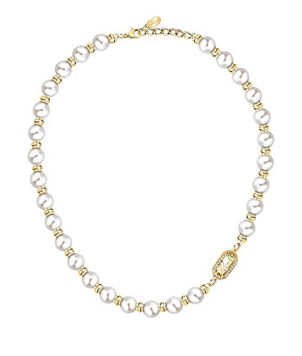 Karl Lagerfeld - Luxusní náhrdelník se syntetickými perlami Pearl KLAYR01