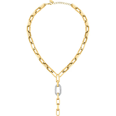 Karl Lagerfeld - Pozlacený dámský náhrdelník Chains KLARF01
