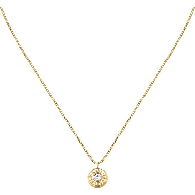 Karl Lagerfeld - Pozlacený dámský náhrdelník Illume KLBJX06