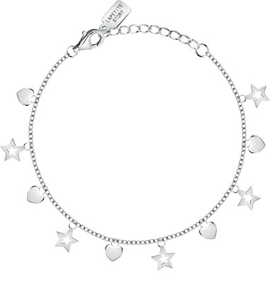 La Petite Story - Hravý stříbrný náramek s přívěsky Silver LPS05AWV14