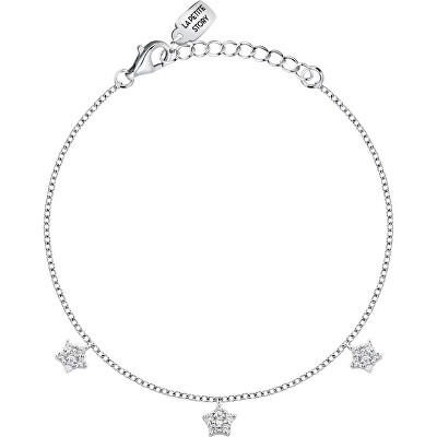 La Petite Story - Slušivý stříbrný náramek s přívěsky Silver LPS05AWV07