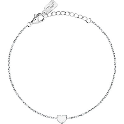 La Petite Story - Brățară din argint cu inimioară Silver LPS05AWV12
