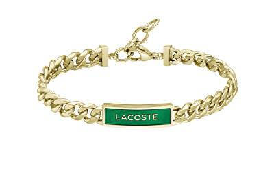 Lacoste - Moderní pozlacený náramek z oceli 2040323