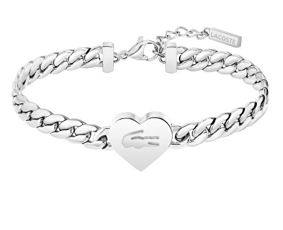 Lacoste - Romantický ocelový náramek Love My Croc 2040463