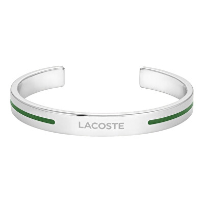 Lacoste - Otevřený pevný náramek z oceli Adventurer 2040526