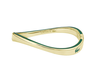 Lacoste - Moderní pevný náramek z pozlacené oceli Glori 2040543