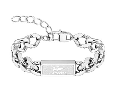 Lacoste - Výrazný ocelový náramek pro muže Backhand 2040439