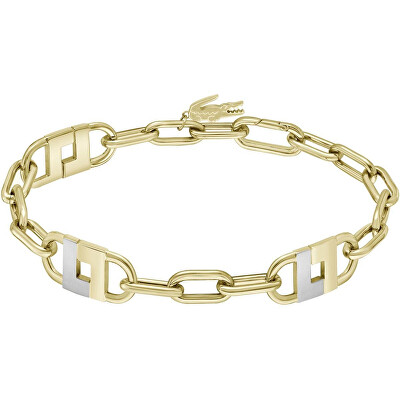Lacoste - Výrazný pozlacený náramek pro ženy Charms 2040162