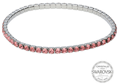 Levien - Třpytivý náramek s krystaly Rose Peach 1459573