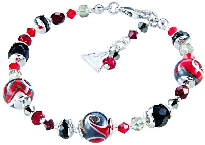 Lampglas - Magický náramek Mayan Love s perlami Lampglas BP37