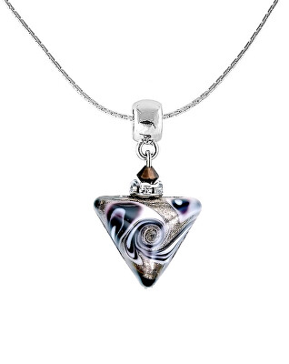 Lampglas - Unikátní náhrdelník Cleopatra`s Dream Triangle s perlou Lampglas NTA13