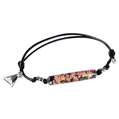 Lampglas - Unikátní náramek Desert Rose s 24karátovým zlatem v perle Lampglas BRP16/RHO