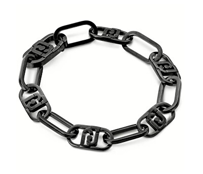 Liu Jo - Černý ocelový náramek pro ženy Fashion LJ2231