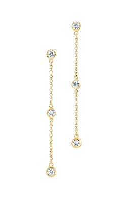 Liu Jo - Dlouhé visací náušnice se zirkony LJ2468