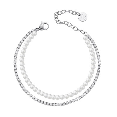 Liu Jo - Dvojitý náramek se syntetickými perlami LJ3025