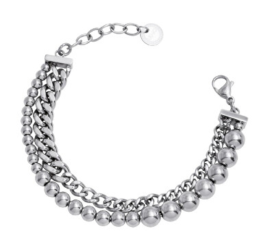 Liu Jo - Dvojitý výrazný náramek z oceli LJ3048