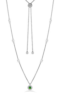 Liu Jo - Elegantní ocelový náhrdelník s kubickými zirkony Essential LJ2271