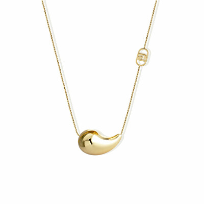 Liu Jo - Elegantní pozlacený náhrdelník Tear Drop Essential Woman LJ2796