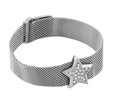 Liu Jo - Hravý ocelový mesh náramek s hvězdou Symbols LJ1870