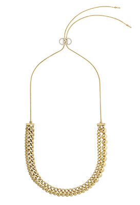 Liu Jo - Pozlacený nastavitelný náhrdelník z oceli LJ3049