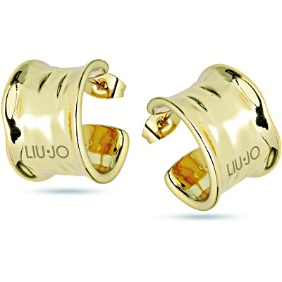 Liu Jo - Módní pozlacené náušnice Essential LJ2729