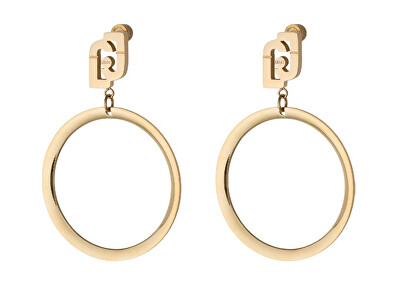 Liu Jo - Dlouhé pozlacené náušnice z oceli LJ3059