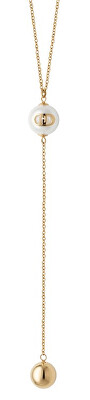 Liu Jo - Pozlacený náhrdelník se syntetickou perlou LJ3010