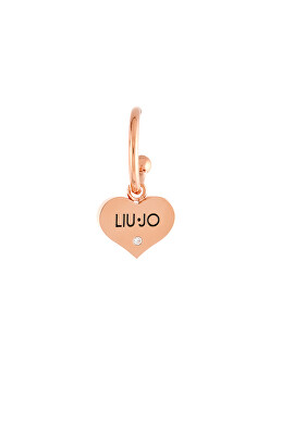Liu Jo - Romantická bronzová single náušnice 2v1 Brilliant LJ1656