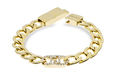 Liu Jo - Stylový pozlacený náramek s krystaly Fashion LJ2642