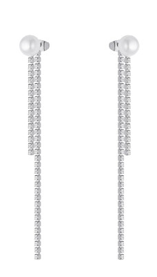 Liu Jo - Třpytivé visací náušnice s perličkami a krystaly LJ3020