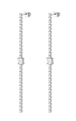 Liu Jo - Visací ocelové náušnice s krystaly LJ3032