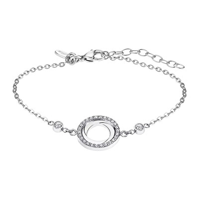 Lotus Style - Ocelový náramek se třpytivým přívěskem Woman Basic LS2176-2/1