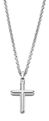 Lotus Style - Pánský náhrdelník s křížkem Men in Black LS2217-1/2
