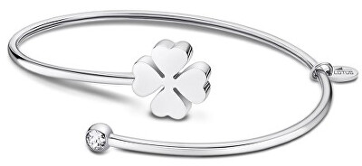 Lotus Style - Pevný ocelový náramek Čtyřlístek LS2169-2/5