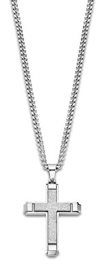 Lotus Style - Stylový náhrdelník s křížkem Men in Black LS2256-1/1