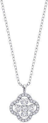 Lotus Silver - Stříbrný náhrdelník se zirkony Beyond Classics LP3895-1/1