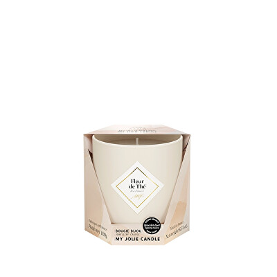 My Jolie Candle - Vonná svíčka 36h s náramkem Black Les Essentielles Čajovníkový květ 320331