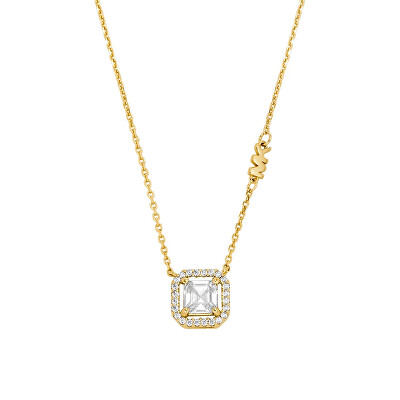 Michael Kors - Elegantní pozlacený náhrdelník se zirkony MKC1843710