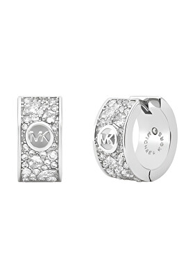 Michael Kors - Luxusní kruhové náušnice Premium MKJ0244040K