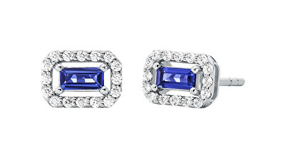 Michael Kors - Luxusní stříbrné náušnice se zirkony Brilliance Kors MKC1824040