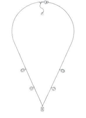 Michael Kors - Třpytivý stříbrný náhrdelník se zirkony Premium MKC1822040