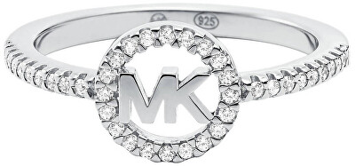 Michael Kors - Luxusní stříbrný prsten se zirkony MKC1250AN040