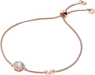 Michael Kors - Něžný bronzový náramek se zirkony MKC1206AN791