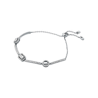 Michael Kors - Něžný stříbrný náramek se zirkony Brilliance Kors MKC1715CZ040