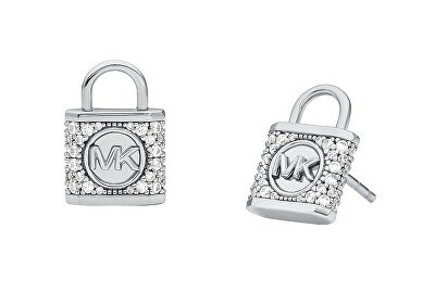 Michael Kors - Originální stříbrné náušnice se zirkony Premium MKC1628AN040