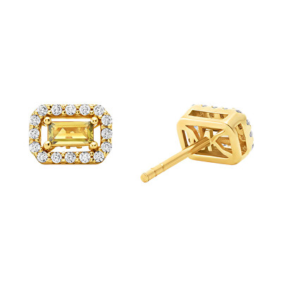 Michael Kors - Pozlacené náušnice se zirkony Premium MKC1825710