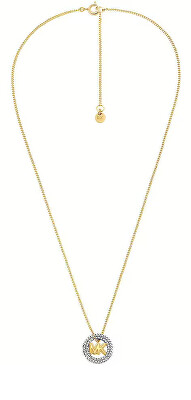 Michael Kors - Pozlacený dámský náhrdelník s kubickými zirkony Premium MKJ8546931