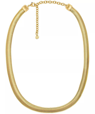 Michael Kors - Výrazný pozlacený náhrdelník Hádek Metallic Muse MKJ8486710