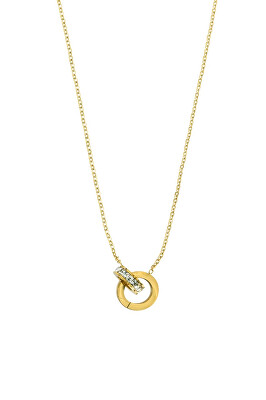 Marc Malone - Colier placat cu aur pentru femei Majestic Gold MCN260741G